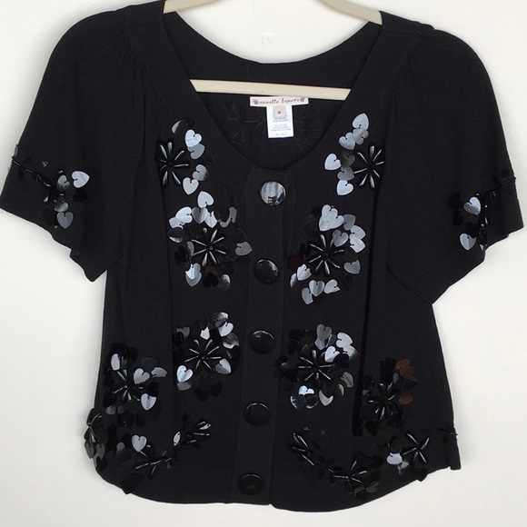 Nanette Lepore Sweaters - EUC Nanette Lepore Embellished Sweater